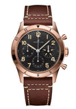 Buy Shop Breitling Avi 1953 Edition Black Dial Brown Leather Strap Watch for Men - RB0920131B1X1 USA Online