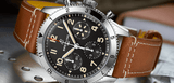 Buy Shop Breitling Avi Chronograph 42 P-51 Mustang Black Dial Brown Leather Strap Watch for Men - A233803A1B1X1 USA Online