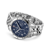 Buy Shop Breitling Avi Chronograph 42 Tribute to Vought F4U Corsair Blue Dial Silver Steel Strap Watch for Men - A233801A1C1A1 USA Online