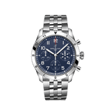 Buy Shop Breitling Avi Chronograph 42 Tribute to Vought F4U Corsair Blue Dial Silver Steel Strap Watch for Men - A233801A1C1A1 USA Online