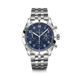 Buy Shop Breitling Avi Chronograph 42 Tribute to Vought F4U Corsair Blue Dial Silver Steel Strap Watch for Men - A233801A1C1A1 USA Online
