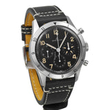 Buy Shop Breitling Avi Ref. 765 1953 Re-Edition Black Dial Black Leather Strap Watch for Men - AB0920131B1X1 USA Online