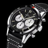 Buy Shop Breitling Avi Ref. 765 1964 Re Edition Black Dial Black Leather Strap Watch for Men - AB09451A1B1X1 USA Online