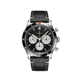 Buy Shop Breitling Avi Ref. 765 1964 Re Edition Black Dial Black Leather Strap Watch for Men - AB09451A1B1X1 USA Online