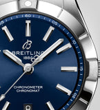 Buy Shop Breitling Chronomat 32 Blue Dial Silver Steel Strap Watch for Women - A77310101C1A1 USA Online