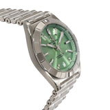 Buy Shop Breitling Chronomat 32 Diamonds Green Dial Silver Steel Strap Watch for Women - A77310101L1A1 USA Online
