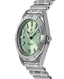 Buy Shop Breitling Chronomat 32 Diamonds Green Dial Silver Steel Strap Watch for Women - A77310101L1A1 USA Online