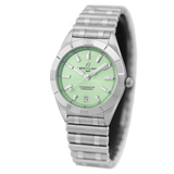 Buy Shop Breitling Chronomat 32 Diamonds Green Dial Silver Steel Strap Watch for Women - A77310101L1A1 USA Online
