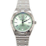 Buy Shop Breitling Chronomat 32 Diamonds Green Dial Silver Steel Strap Watch for Women - A77310101L1A1 USA Online