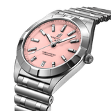 Buy Shop Breitling Chronomat 32 Diamonds Pink Dial Silver Steel Strap Watch for Women - A77310101K1A1 USA Online