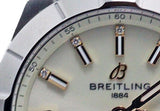Buy Shop Breitling Chronomat 32 Diamonds White Dial Silver Steel Strap Watch for Women - A77310101A3A1 USA Online