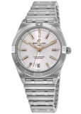 Buy Shop Breitling Chronomat 32 Diamonds White Dial Silver Steel Strap Watch for Women - A77310101A3A1 USA Online