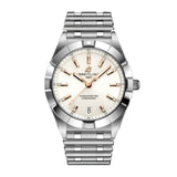 Buy Shop Breitling Chronomat 32 Diamonds White Dial Silver Steel Strap Watch for Women - A77310101A3A1 USA Online