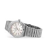 Buy Shop Breitling Chronomat 32 Diamonds White Dial Silver Steel Strap Watch for Women - A77310591A1A1 USA Online