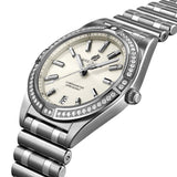 Buy Shop Breitling Chronomat 32 Diamonds White Dial Silver Steel Strap Watch for Women - A77310591A1A1 USA Online