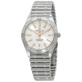 Buy Shop Breitling Chronomat 32 Mother of Pearl Dial Silver Steel Strap Watch for Women - A77310101A4A1 USA Online