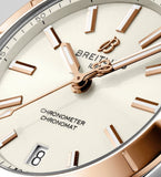 Buy Shop Breitling Chronomat 32 White Dial Two Tone Steel Strap Watch for Women - U77310101A1U1 USA Online