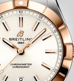 Buy Shop Breitling Chronomat 32 White Dial Two Tone Steel Strap Watch for Women - U77310101A1U1 USA Online