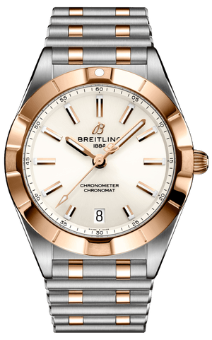 Buy Shop Breitling Chronomat 32 White Dial Two Tone Steel Strap Watch for Women - U77310101A1U1 USA Online