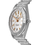 Buy Shop Breitling Chronomat 36 Mother of Pearl Dial Silver Steel Strap Watch for Women - A10380101A4A1 USA Online