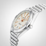 Buy Shop Breitling Chronomat 36 Mother of Pearl Dial Silver Steel Strap Watch for Women - A10380101A4A1 USA Online