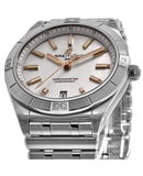 Buy Shop Breitling Chronomat 36 Mother of Pearl Dial Silver Steel Strap Watch for Women - A10380101A4A1 USA Online