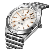 Buy Shop Breitling Chronomat 36 Mother of Pearl Dial Silver Steel Strap Watch for Women - A10380101A4A1 USA Online