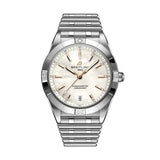 Buy Shop Breitling Chronomat 36 Mother of Pearl Dial Silver Steel Strap Watch for Women - A10380101A4A1 USA Online