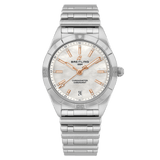 Buy Shop Breitling Chronomat 36 Mother of Pearl Dial Silver Steel Strap Watch for Women - A10380101A4A1 USA Online