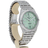 Buy Shop Breitling Chronomat Automatic 36 Diamonds Green Dial Two Tone Steel Strap Watch for Women - A10380591L1A1 USA Online