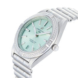 Buy Shop Breitling Chronomat Automatic 36 Diamonds Green Dial Two Tone Steel Strap Watch for Women - A10380591L1A1 USA Online