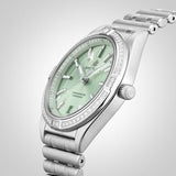 Buy Shop Breitling Chronomat Automatic 36 Diamonds Green Dial Two Tone Steel Strap Watch for Women - A10380591L1A1 USA Online