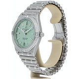 Buy Shop Breitling Chronomat Automatic 36 Diamonds Green Dial Two Tone Steel Strap Watch for Women - A10380591L1A1 USA Online