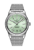 Buy Shop Breitling Chronomat Automatic 36 Diamonds Green Dial Two Tone Steel Strap Watch for Women - A10380591L1A1 USA Online