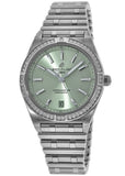 Buy Shop Breitling Chronomat Automatic 36 Diamonds Green Dial Two Tone Steel Strap Watch for Women - A10380591L1A1 USA Online