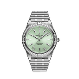 Buy Shop Breitling Chronomat Automatic 36 Diamonds Green Dial Two Tone Steel Strap Watch for Women - A10380591L1A1 USA Online