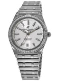 Buy Shop Breitling Chronomat Automatic 36 Diamonds White Dial Silver Steel Strap Watch for Women - A10380591A1A1 USA Online