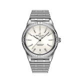 Buy Shop Breitling Chronomat Automatic 36 Diamonds White Dial Silver Steel Strap Watch for Women - A10380591A1A1 USA Online