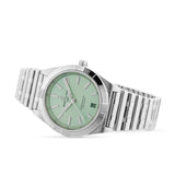 Buy Shop Breitling Chronomat Automatic 36 Green Dial Silver Steel Strap Watch for Women - A10380101L1A1 USA Online