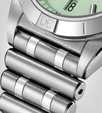 Buy Shop Breitling Chronomat Automatic 36 Green Dial Silver Steel Strap Watch for Women - A10380101L1A1 USA Online