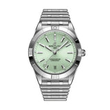 Buy Shop Breitling Chronomat Automatic 36 Green Dial Silver Steel Strap Watch for Women - A10380101L1A1 USA Online