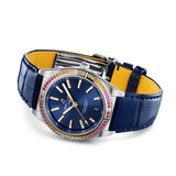 Buy Shop Breitling Chronomat Automatic 36 South Sea Blue Dial Blue Leather Strap Watch for Women - A10380611C1P1 USA Online