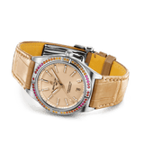 Buy Shop Breitling Chronomat Automatic 36 South Sea Brown Dial Brown Leather Strap Watch for Women - A10380611A1P1 USA Online