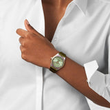 Buy Shop Breitling Chronomat Automatic 36 South Sea Green Dial Green Leather Strap Watch for Women - A10380611L1P1 USA Online