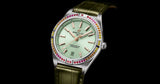 Buy Shop Breitling Chronomat Automatic 36 South Sea Green Dial Green Leather Strap Watch for Women - A10380611L1P1 USA Online