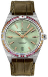 Buy Shop Breitling Chronomat Automatic 36 South Sea Green Dial Green Leather Strap Watch for Women - A10380611L1P1 USA Online