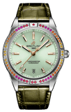 Buy Shop Breitling Chronomat Automatic 36 South Sea Green Dial Green Leather Strap Watch for Women - A10380611L1P1 USA Online