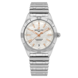 Buy Shop Breitling Chronomat 36 Mother of Pearl Dial Silver Steel Strap Watch for Women - A10380101A4A1 USA Online