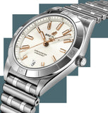 Buy Shop Breitling Chronomat Automatic 36 White Dial Silver Steel Strap Watch for Women - A10380101A2A1 USA Online