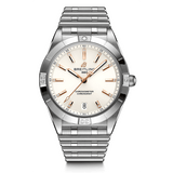 Buy Shop Breitling Chronomat Automatic 36 White Dial Silver Steel Strap Watch for Women - A10380101A2A1 USA Online